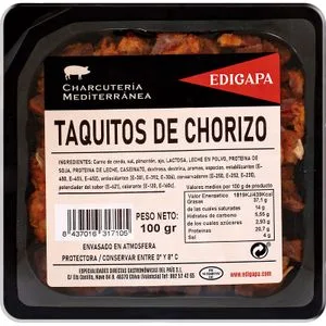 Taquitos de Chorizo 100 Gr
