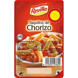 Taquitos de Chorizo Extra sin Gluten  Revilla 65 G