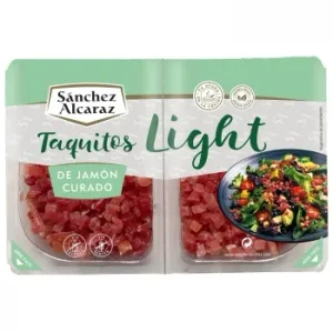 Taquitos de Jamón Curado Light Sánchez Alcaraz sin Gluten y sin Lactosa 100 G