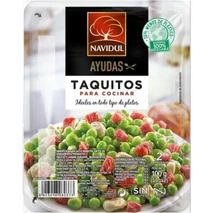 Taquitos de Jamón Serrano sin Gluten sin Lactosa Pack 2 X 50 G  Navidul 100 G