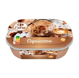 Tarrina de Capuccino Extra Carrefour sin Gluten 602 G.