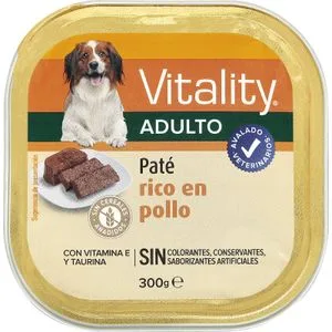 Tarrina Paté Adulto Rico en Pollo 300 Gr