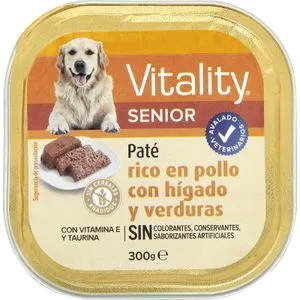Tarrina Paté Sénior Pollo Hígado y Verduras 300 Gr