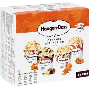 Tarrinas Caramel Attraction Pack -4 321 Gr