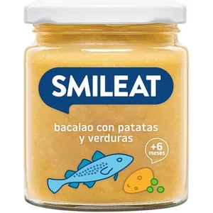 Tarrito de Bacalao con Patatas y Verduras desde 6 Meses Smileat
