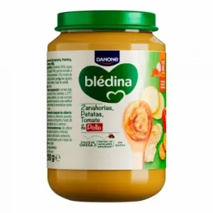 Tarrito de Verduras y Pollo desde 8 Meses Danone Blédina sin Gluten, sin Lactosa y sin Azúcar Añadido 200 G.