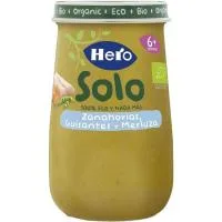 Tarrito Eco de Zanahoria, Guisantes y Merluza Hero, Tarro 190 G