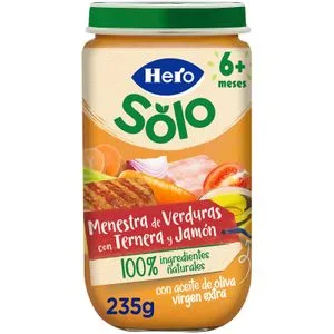 Tarrito Verdura con Jamón y Ternera 235 Gr