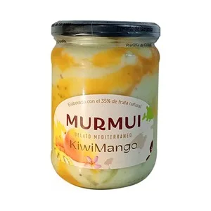 Murmui Tarro de Helado de Sorbete de Kiwi y Mango 550 Ml.
