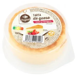 Tarta de Queso Carrefour Extra 2 Unidades de 100 G.