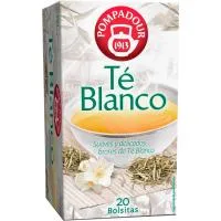 Té Blanco Pompadour, Caja 20 Sobres