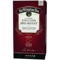 Té English Breakfast Rfa SIR Winston Tea, Caja 20 Sobres