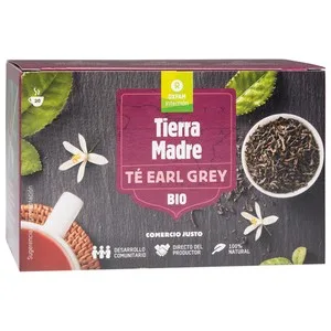 Intermón Oxfam Te Negro Earl Grey de Agricultura Ecológica Intermón Oxfam Tierra Madre 40 G.