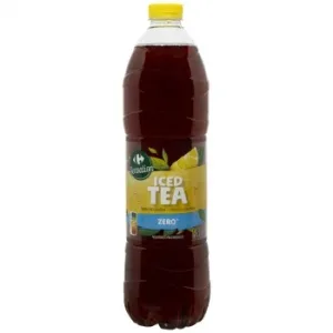 Té Sabor Limón Zero Carrefour Sensation Botella 1,5 L.