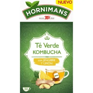 Té Verde Kombucha con Jengibre y Limón  Hornimans 0.03 KG