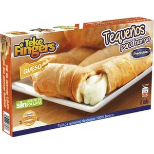 Tequeños de Queso para Horno 6 Unidades  Tekefingers 190 G