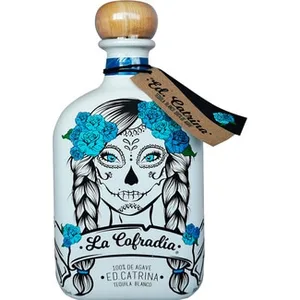 Tequila Blanco 100% Agave Ed. Catrina México la Cofradia