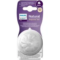Tetina Líquidos Espesos 6m+ Avent Natural Response, Pack 2 Uds