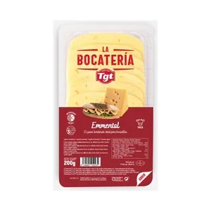 TGT la Bocatería Queso en Lonchas Emmental 200 G.