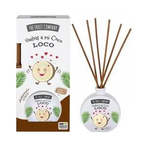 THE Fruit Company Ambientador de Varillas (mikado) con Aroma a Coco.