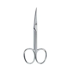Beter Tijera Curva Cromada de 9 Cm, para el Corte de las Cutículas Beter.