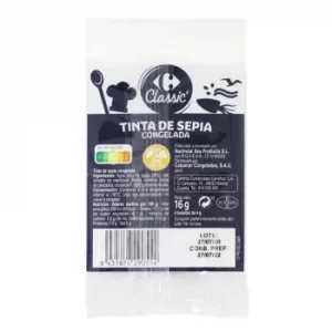Tinta de Sepia Carrefour Classic' sin Gluten Pack de 4 Unidades de 4 G.