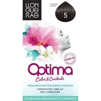 Tinte Castaño Claro N.5 Llongeras Optima, Caja 1 Unid.