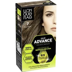 Tinte Color Advance Rubio Medio Nº 7 Coloración Permanente Llongueras