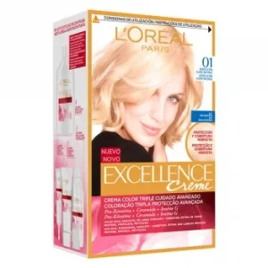 Tinte Creme Nº 01 Rubio Ultra Claro Natural L'oréal Excellence 1 Ud.