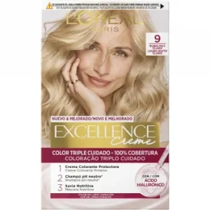 Tinte Creme Nº 9 Rubio Claro Claro L'oréal Excellence 1 Ud.