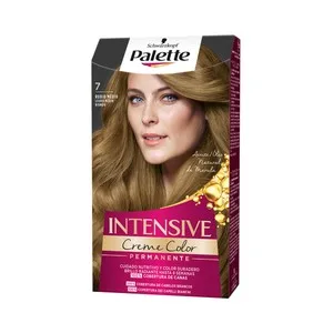 Palette Tinte de Pelo Permanente Tono 007 Rubio Medio Palette Intensive Creme Color.