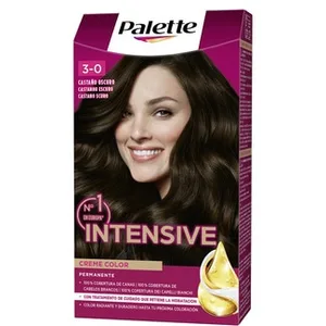 Tinte Intensive Creme Color Permanente Castaño Oscuro Nº 3 Cuidado Nutritivo con Micro-aceites Schwarzkopf Palette