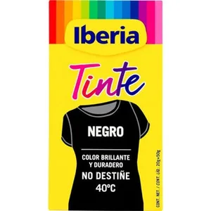 Tinte para Ropa Cambia el Color Negro Iberia