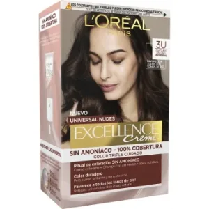 Tinte Permanente sin Amoníaco Nº 3u Castaño Oscuro Excellence Universal Nudes L'oréal Paris 1 Ud.