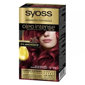 Tinte Permanente sin Amoniaco 5-92 Rojo Intense Oleo Intense Syoss 1 Ud.