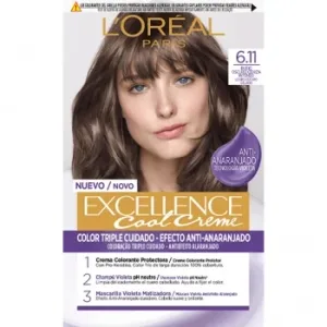 Tinte Permanente Tono 6.11 Rubio Oscuro Ceniza Excellence Cool Creme L'oréal Paris 1 Ud.