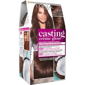 Tinte Temporal sin Amoniaco Castaño Helado Nº 415 L'oreal Casting Creme Gloss