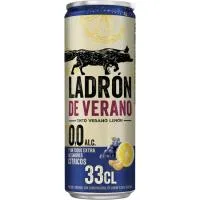 Tinto de Verano con Limón 0,0 Ladron Verano, Lata 33 Cl