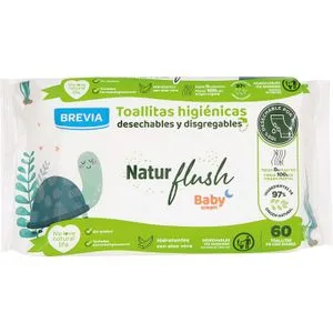 Toallita Higiénica Bebé Biodegradable 60 u