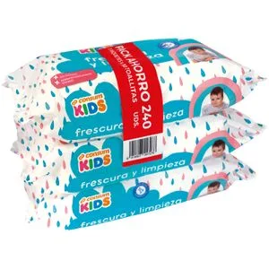 Toallita Limpieza y Fresc Pack 3 Unidades 3 X 80 u