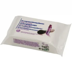 Toallitas Desmaquillantes Cara, Cuello y Ojos Carrefour 25 Ud.