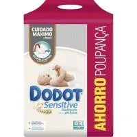 Toallitas Dodot Sensitive, Pack 4x54 Uds