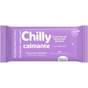 Toallitas Higiene Íntima Pocket Calmante Anti Odor Ph 5 Chilly