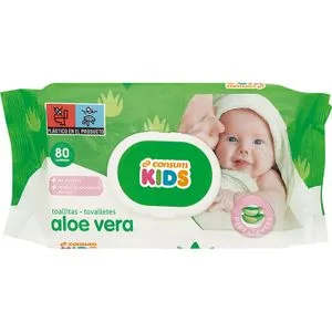 Toallitas Infantiles Aloe 80 u