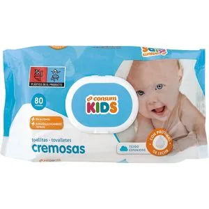 Toallitas Infantiles Cremosas 80 u