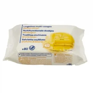 Toallitas Multiusos Aroma Limón Carrefour 80 Ud.