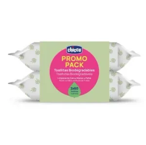 Toallitas para Bebé Biodegradables Chicco 120 Ud.
