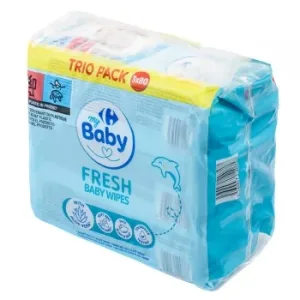 Toallitas para Bebé Fresh My Carrefour Baby
Pack de 3 Paquetes de 80 Ud.