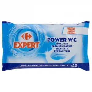 Toallitas para Sanitarios Carrefour Expert 40 Ud.