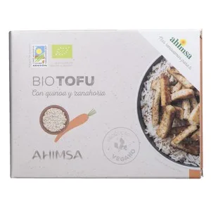 Ahimsa Tofú con Quinoa y Zanahorias Ecológico 230 G.